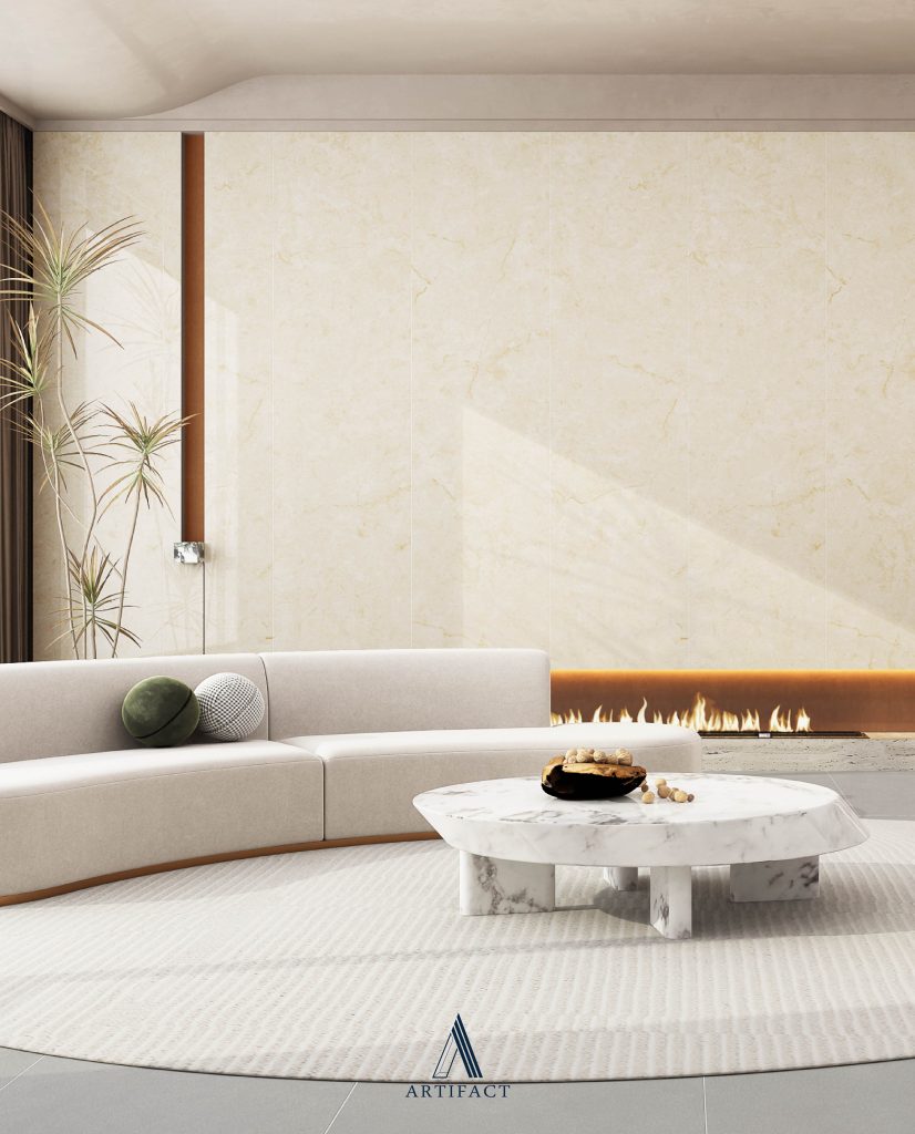 กระเบื้องอาร์ติแฟคท์ ITALIAN MARBLE GALAXIA IVORY VP14 Artifact